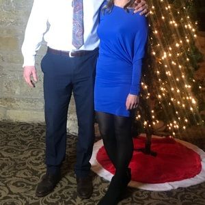 BCBG MAXAZRIA blue dress